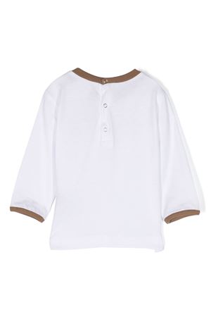 white cotton tshirt DOUUOD KIDS | DT8500Z0761100BG